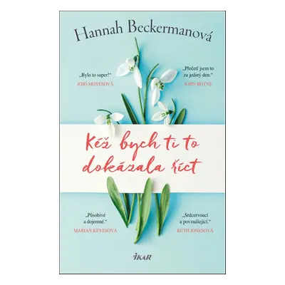 Kéž bych ti to dokázala říct (Hannah Beckerman)