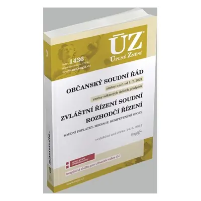 ÚZ 1436 Občanský soudní řád, Zvláštní řízení soudní, Rozhodčí řízení