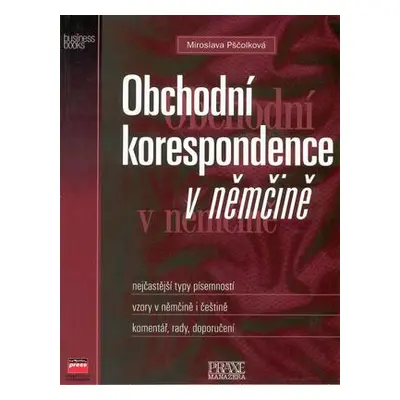 Obchodní korespondence v němčině (Miroslava Pščolková)