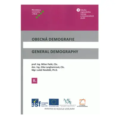 Obecná Demografie/General Demography II.