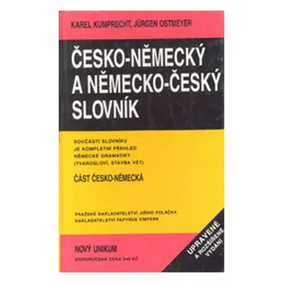 Česko-německý a německo-český slovník (Ostmeyer, Jürgen,Kumprecht, Karel)