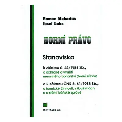 Horní právo (Roman Makarius)