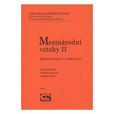 Mezinárodní vztahy II. - Pracovní náměty a výběr textů