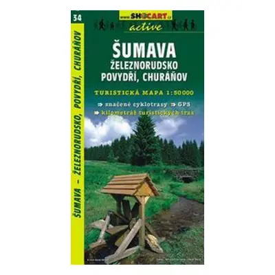 Šumava Železnorudsko Povydří Churáňov 1:50 000