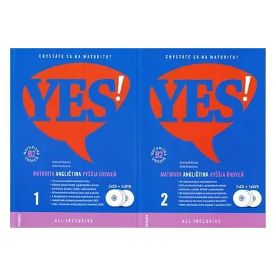 YES! Angličtina maturita vyššia úroveň + DVD + 2CD (Andrea Billíková) | slovensky