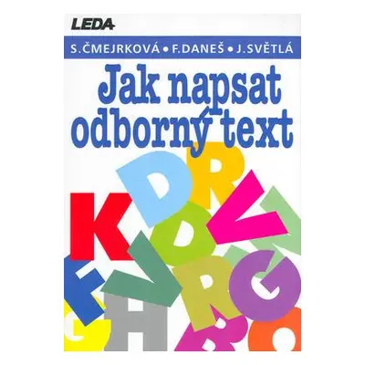 Jak napsat odborný text (Světla Čmejrková)