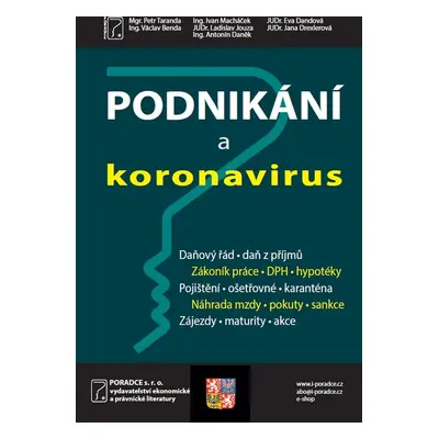 Podnikání a koronavirus - Odvody, Bezúročné půjčky, Mzdy- náhrada, Daňové přiznání - odklad, Pok