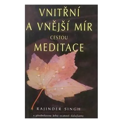 Vnitřní a vnější mír cestou meditace (Singh Rajinder)