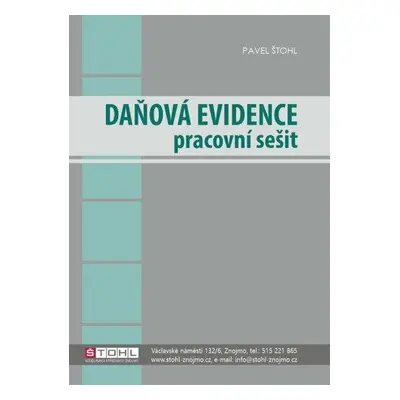 Daňová evidence - pracovní sešit 2023 (Pavel Štohl)