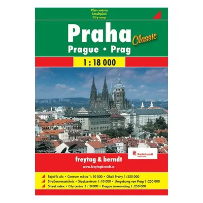 Praha atlas 1:18 000 (brožura, pocket)