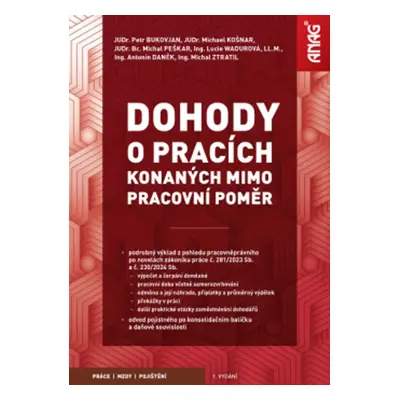 Dohody o pracích konaných mimo pracovní poměr 2024/2025 (Petr Bukovjan)