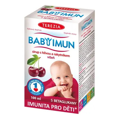 BABY IMUN sirup s hlívou a rakytníkem - višeň