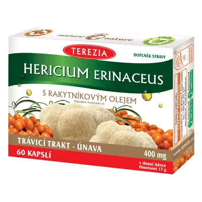 Hericium erinaceus s rakytníkovým olejem