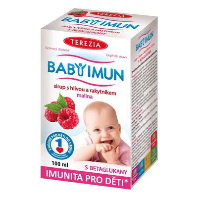 BABY IMUN sirup s hlívou a rakytníkem - malina