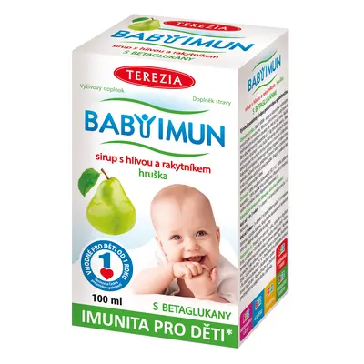 BABY IMUN sirup s hlívou a rakytníkem - hruška