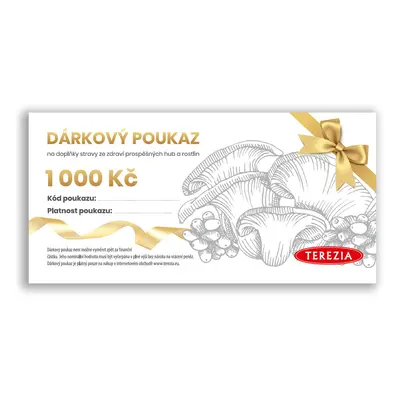 Dárkový poukaz 1000 Kč