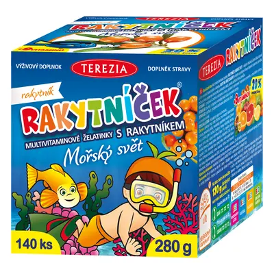 RAKYTNÍČEK multivitaminové želatinky s rakytníkem - MOŘSKÝ SVĚT