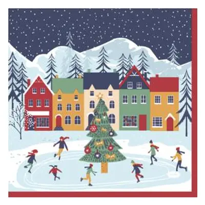 Ubrousky HOLIDAY JOY 20 ks 3-vrstvé, 33 cm x 33 cm