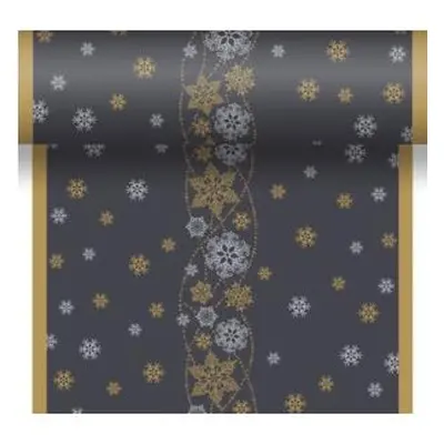 Šerpa na stůl SNOW GLITTER 0,4 m x 4,8 m