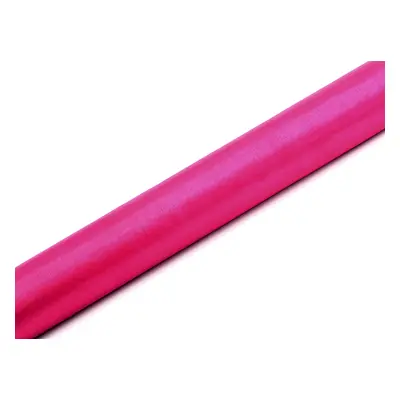 Partydeco Organza tmavě růžová magenta 36 cm x 9 m