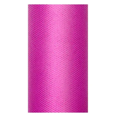 Partydeco Tyl růžová Fuchsia 0,3 x 9m