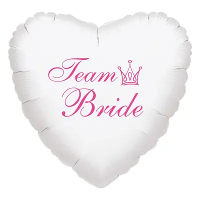 Team Bride balónek foliový bílý