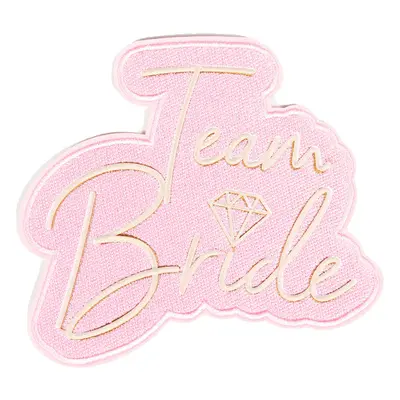 Nažehlovačka Team Bride 9 cm x 9 cm - Amscan