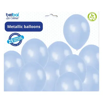 Balónky světlemodré metalické - 073 LIGHT BLUE - 50 ks Belbal