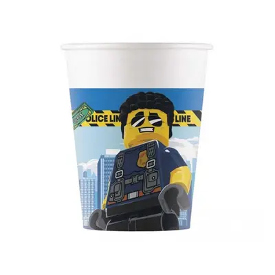 Lego City kelímky papírové 8 ks 200 ml Procos