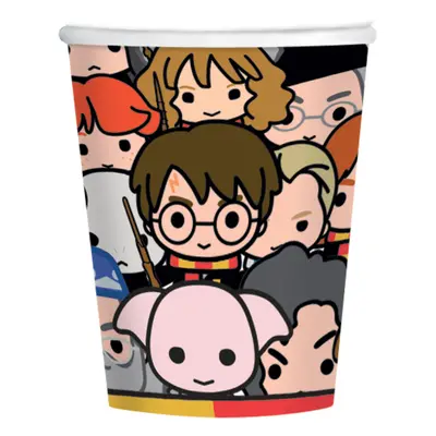 Harry Potter kelímky papírové 8 ks 250 ml Amscan