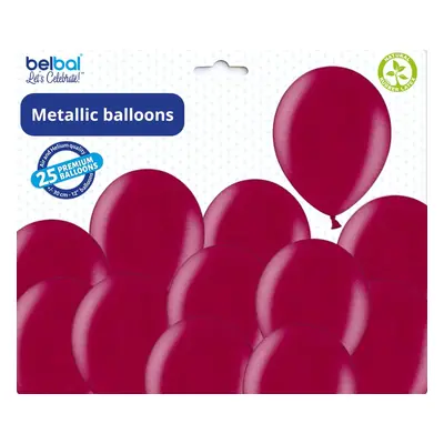 Balónky vínové metalické - 087 PLUM - 50 ks Belbal