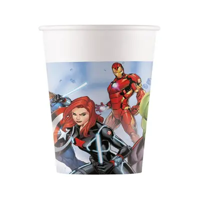 Avengers kelímky papírové 8 ks 200 ml