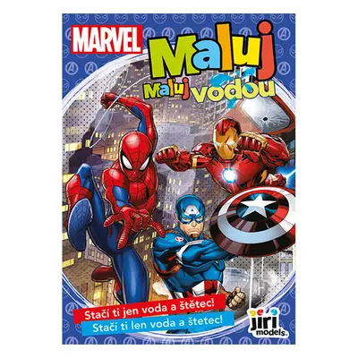 Omalovánky maluj vodou A5 Marvel