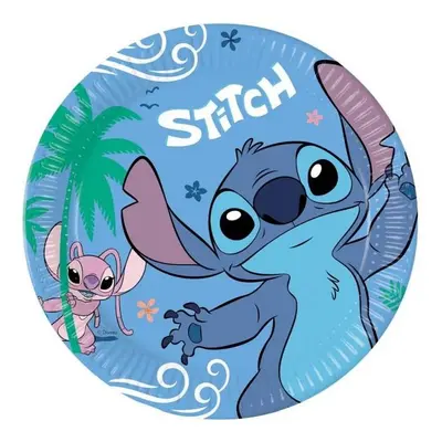 Stitch talíře papírové 23 cm 8 ks