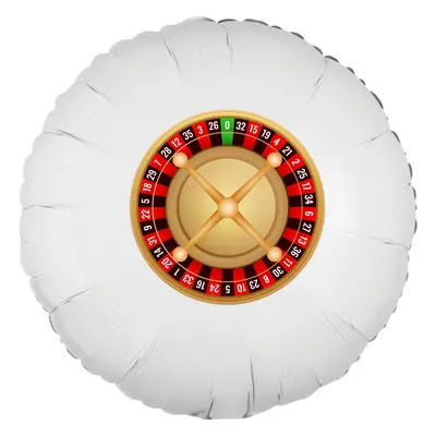 Casino ruleta balónek kruh 42 cm