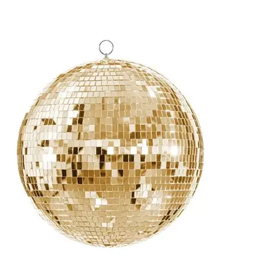 Disco koule zlatá 20 cm