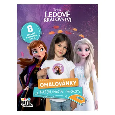 Frozen omalovánky s nažehlovacími obrázky