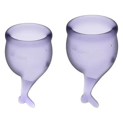 Satisfyer Feel Confident - Menstrual Cup Set (Purple)