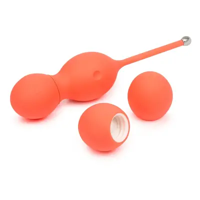 We-Vibe Bloom - kegel balls with interchangeable weights (orange)