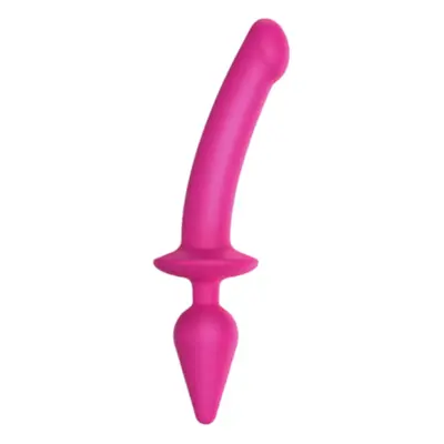 Easytoys - Rechargeable Strapless Strap-On Vibrator (Purple)