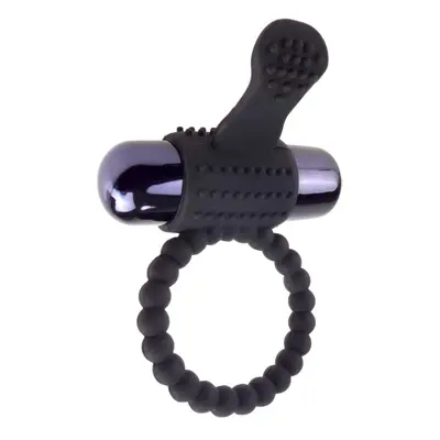 You2Toys Heavy Gear - Ball Ring with Anal Weight (Black-Silver)