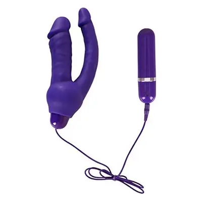 Easytoys - Rechargeable Strapless Strap-On Vibrator (Purple)