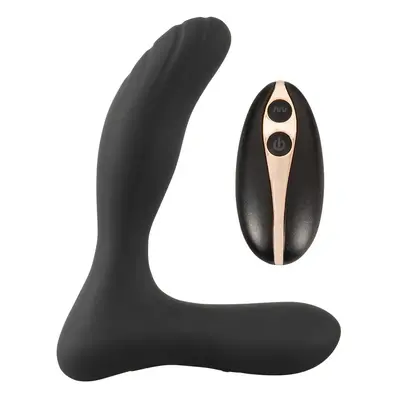 Bad Kitty - Leather Whip with Glass Dildo (Transparent-Black)