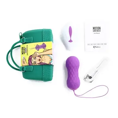 GoGasm Vibrating Egg Duo - Rechargeable, Wireless (Purple-Black)