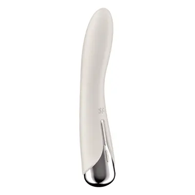 Satisfyer Spinning Vibe 1 - Rotating Head G-Spot Vibrator (Beige)