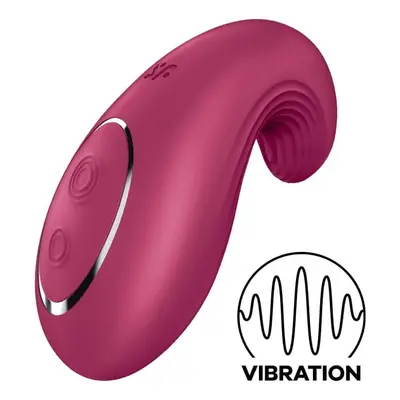 Satisfyer Dipping Delight - Rechargeable Clitoral Vibrator (Red)