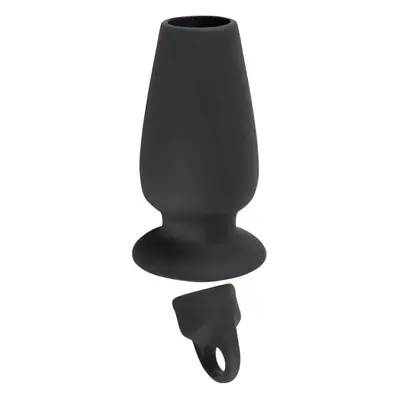 You2Toys - Lust Tunnel - Hollow Anal Expander Dildo with Plug (Black)