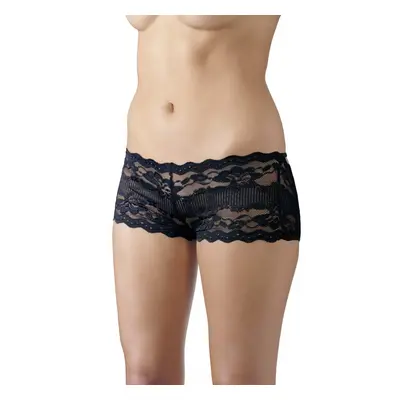 Cottelli - Spicy Lace French Panties (Black)