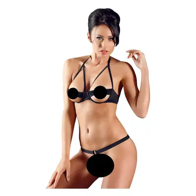 Cottelli - Metal Ring Bra Set (Black)