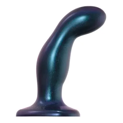 Strap-on-me Snaky M - Curved Anal Dildo (Metallic Blue)